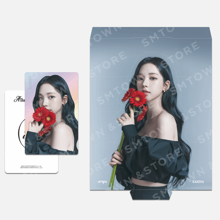 aespa - Alluring Atelier Merchandise - HOLOGRAM PHOTO CARD SET flower version