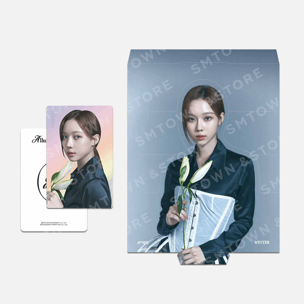 aespa - Alluring Atelier Merchandise - HOLOGRAM PHOTO CARD SET flower version