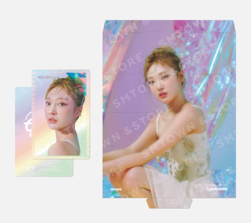 AESPA - OH! CAENDY POCKET AURORA HOLOGRAM PHOTO CARD SET (OFFICIAL MERCHANDISE)