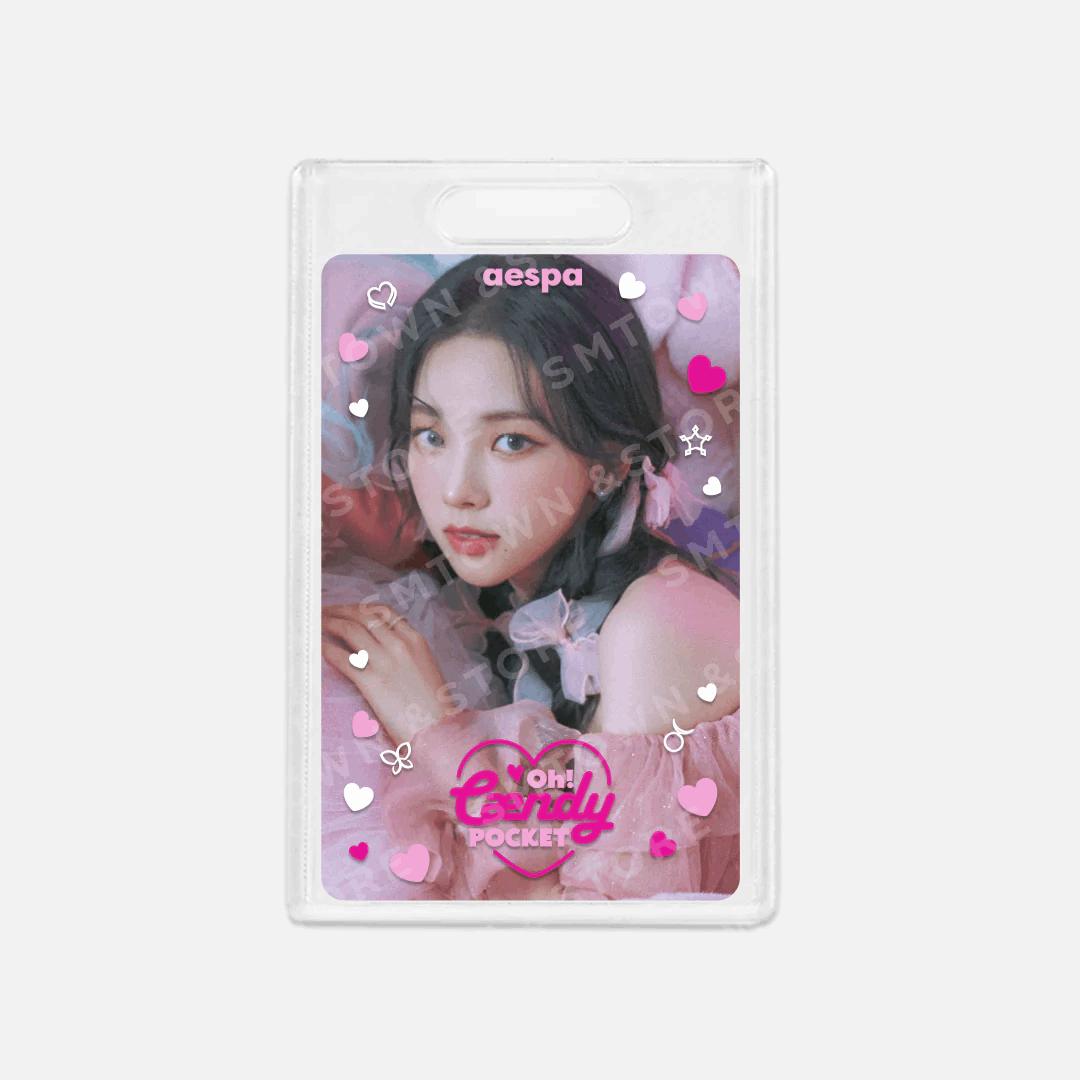 aespa - Oh! Caendy Pocket Photo Holder & Sticker Set (Official Merchandise)