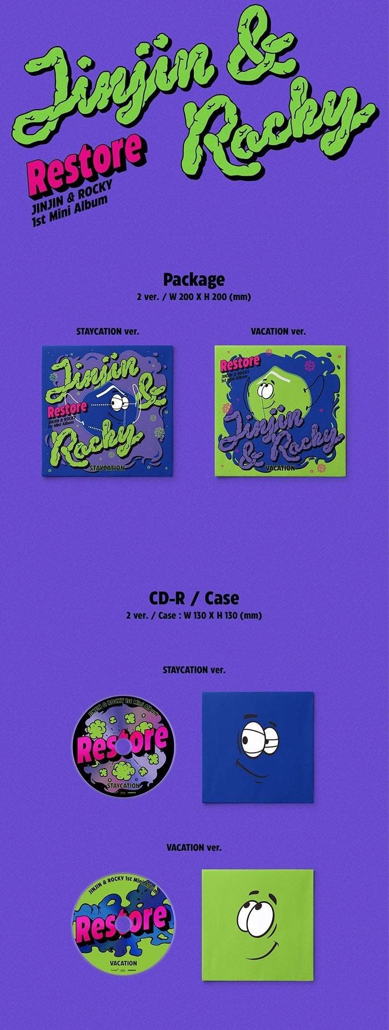 Astro : Jinjin & Rocky Mini Album Vol. 1 - Restore