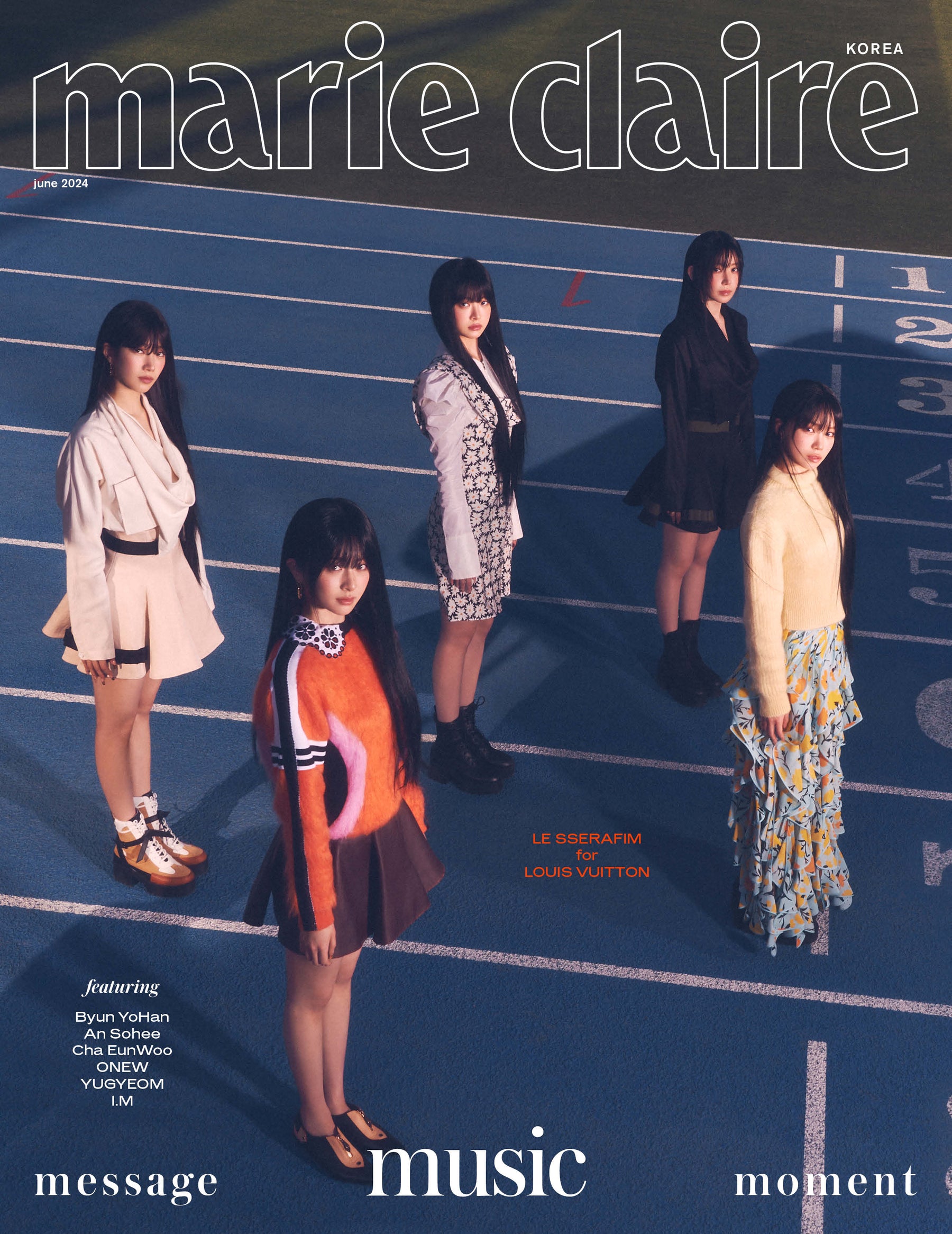 MARIE CLAIRE: 2024.06 - LE SSERAFIM COVER (6 VERSIONS) (RANDOM)