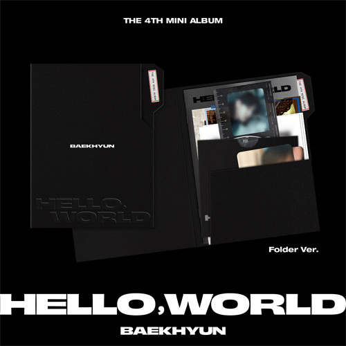 BAEKHYUN 4TH MINI ALBUM - HELLO, WORLD (FOLDER VERSION)