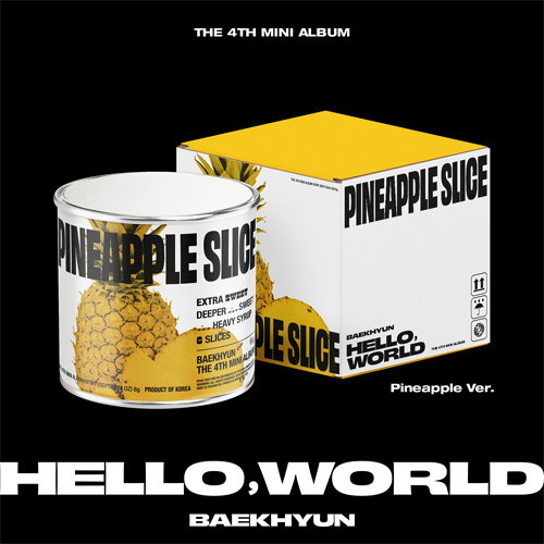 BAEKHYUN 4TH MINI ALBUM - HELLO, WORLD (PINEAPPLE VERSION) (LIMITED)