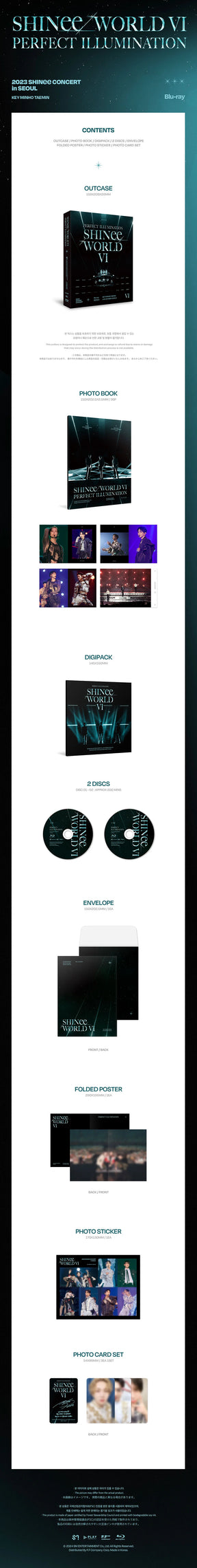 SHINEE - WORLD VI : 'PERFECT ILLUMINATION' IN SEOUL (BLU-RAY)