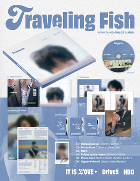 HWI YOUNG SINGLE ALBUM - TRAVELING FISH