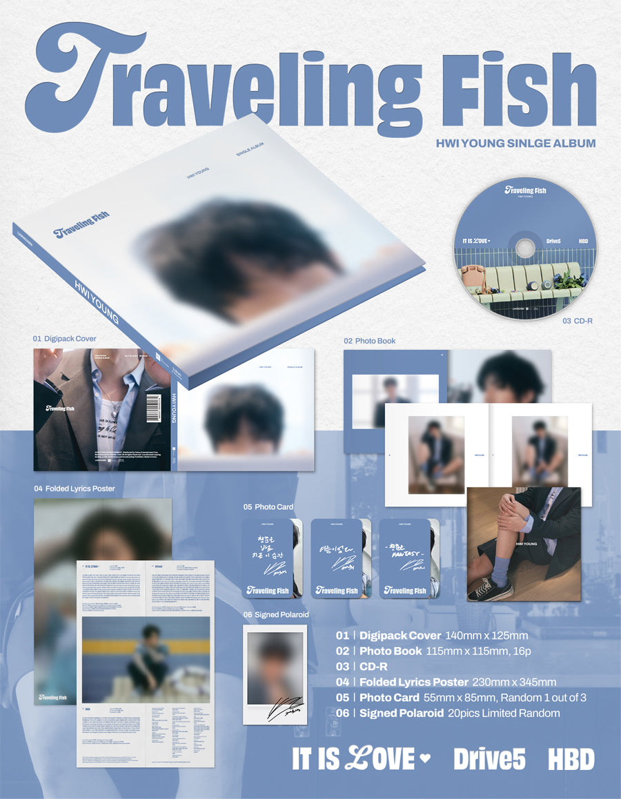 HWI YOUNG SINGLE ALBUM - TRAVELING FISH