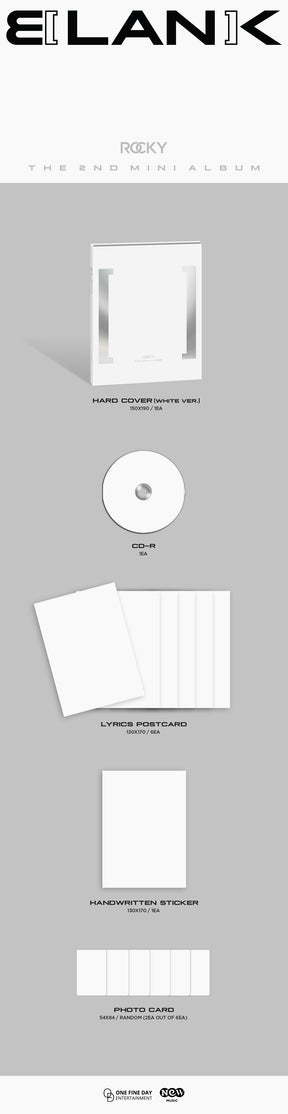 ROCKY 2ND MINI ALBUM - BLANK