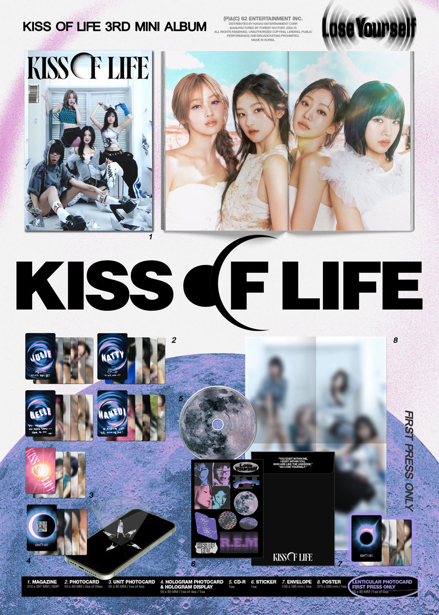 KISS OF LIFE 3RD MINI ALBUM - LOSE YOURSELF (MAGAZINE VER.)