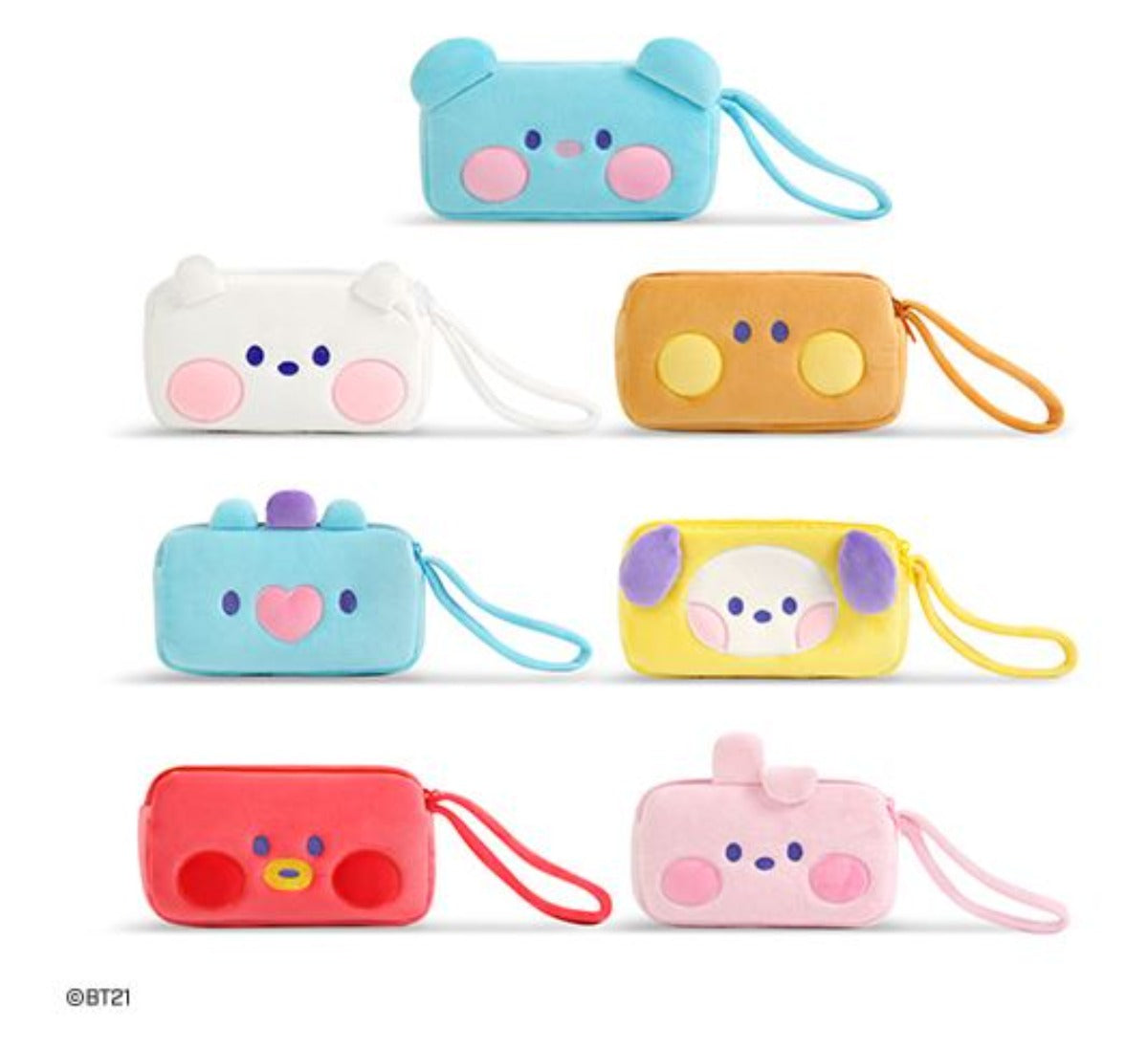 BT21© minini Plush Pen Pouch (Korea Edition)