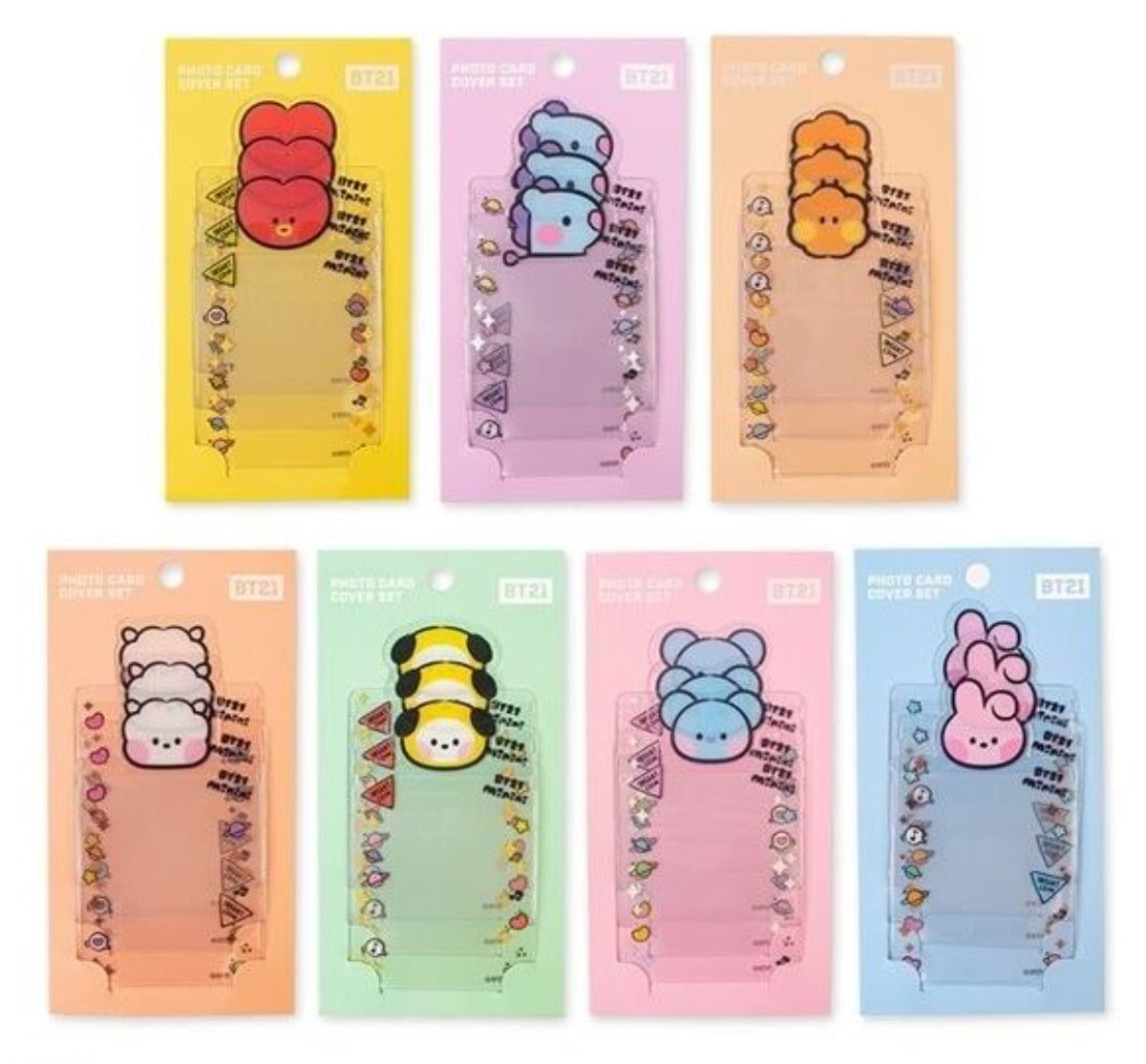 BT21© Photocard Cover Set (Korea Edition)