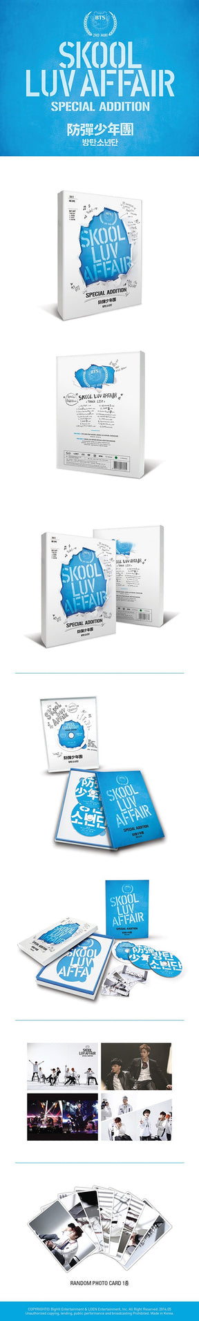 BTS MINI ALBUM VOL. 2 - SKOOL LUV AFFAIR (CD + 2DVD) (SPECIAL EDITION) (REISSUE)