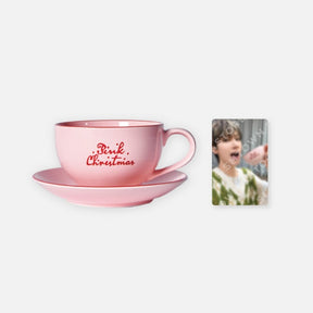 WAYV - 2024 PINK CHRISTMAS CUP & SAUCER SET (RANDOM VER)