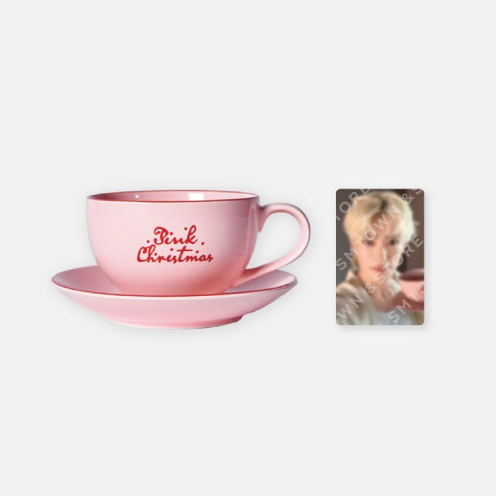 NCT 127 - 2024 PINK CHRISTMAS CUP & SAUCER SET (RANDOM VER)