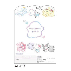 SANRIO© x Obakeine Die Cut Free Book Flyer Postcard Note Book (Japan Edition)