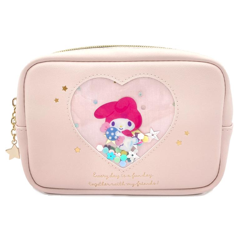 SANRIO© Rectangle Pouch Heart Window (Japan Edition)