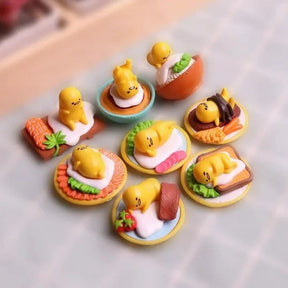 SANRIO Gudetama Figure Set 8in1