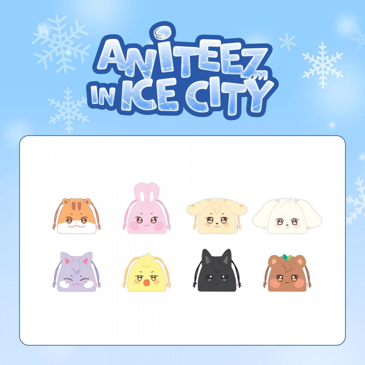 ATEEZ X ANITEEZ IN ICE CITY OFFICIAL MD - STRING POUCH