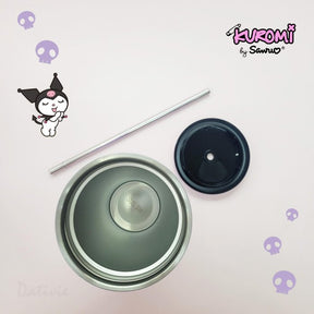 SANRIO© Kuromi Stainless Steel Cup With Straw 750ml (Taiwan Edition)