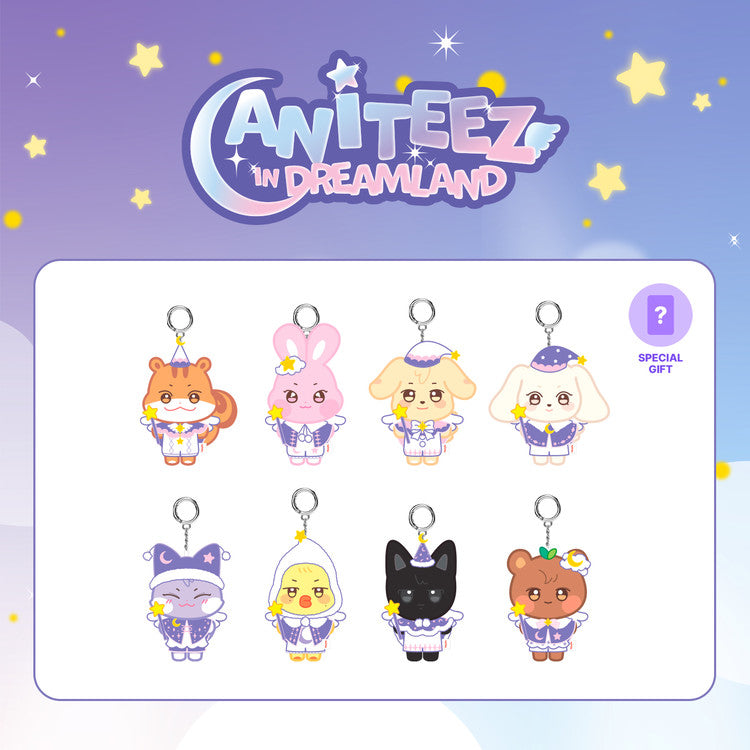 ATEEZ - [ANITEEZ IN DREAMLAND] PLUSH KEYRING (RANDOM VER)