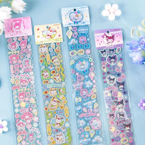 SANRIO Character Long Flower Joytop Stickers 32pcs