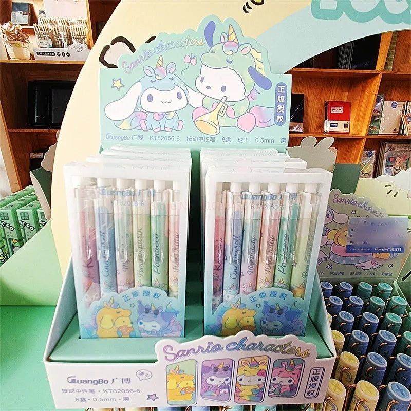 SANRIO© Character Pastel Pen 6in1 Set 0.5mm