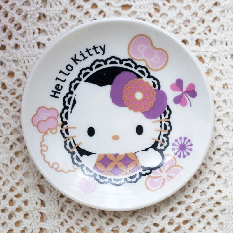 SANRIO Hello Kitty Flower 4in1 Plate Set