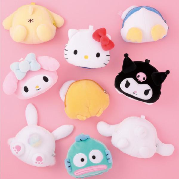 SANRIO© Plush Pouch 3D Head & Feet (Japan Edition)