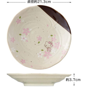 SANRIO© Hello Kitty Sakura Plate L Size (Japan Edition)