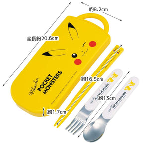 POKEMON© Pikachu Cutlery Trio Set (Japan Edition)