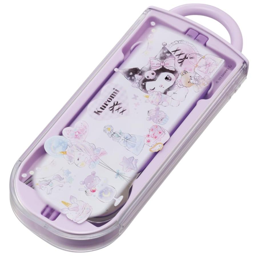 SANRIO© Kuromi Purple Cutlery Trio Set (Japan Edition)