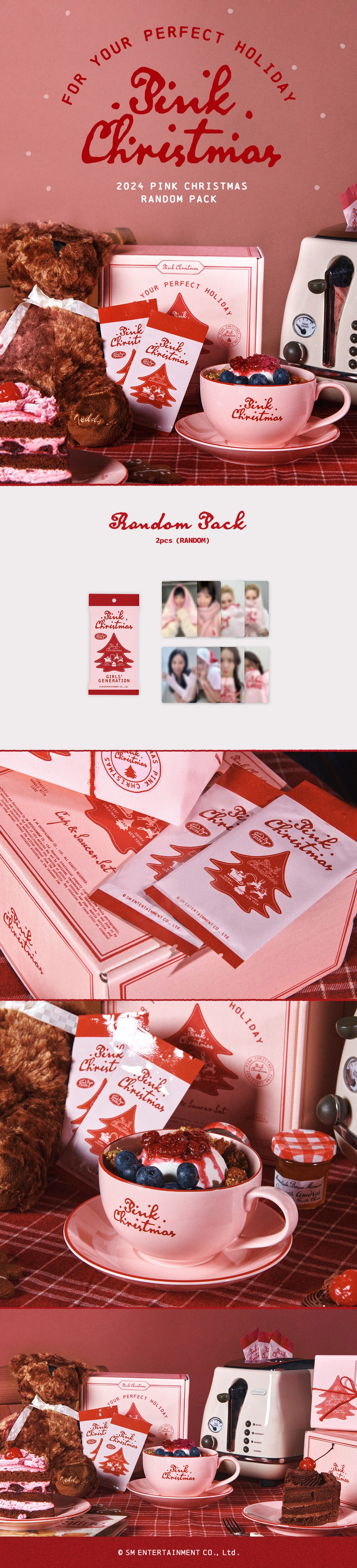 GIRLS GENERATION - 2024 PINK CHRISTMAS RANDOM PACK