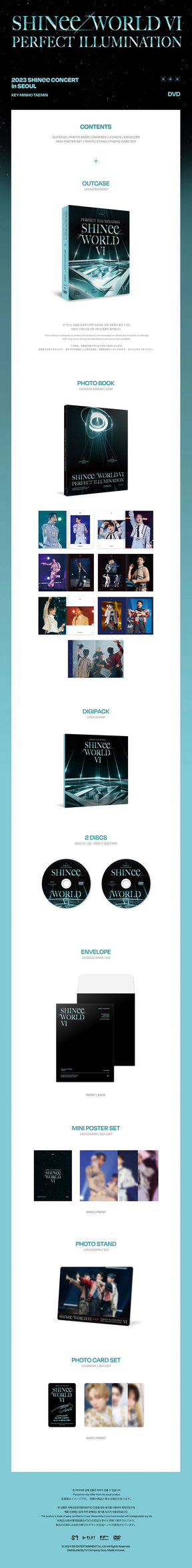 SHINEE - WORLD VI : 'PERFECT ILLUMINATION' IN SEOUL (DVD)