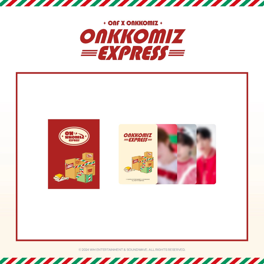 ONF - [ONKKOMIZ EXPRESS] POP-UP MD RANDOM TRADING CARD SET (RANDOM VER)