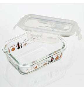 KIKI© Food Container Heat-Resistant Glass 4-Point Lock (Japan Edition)