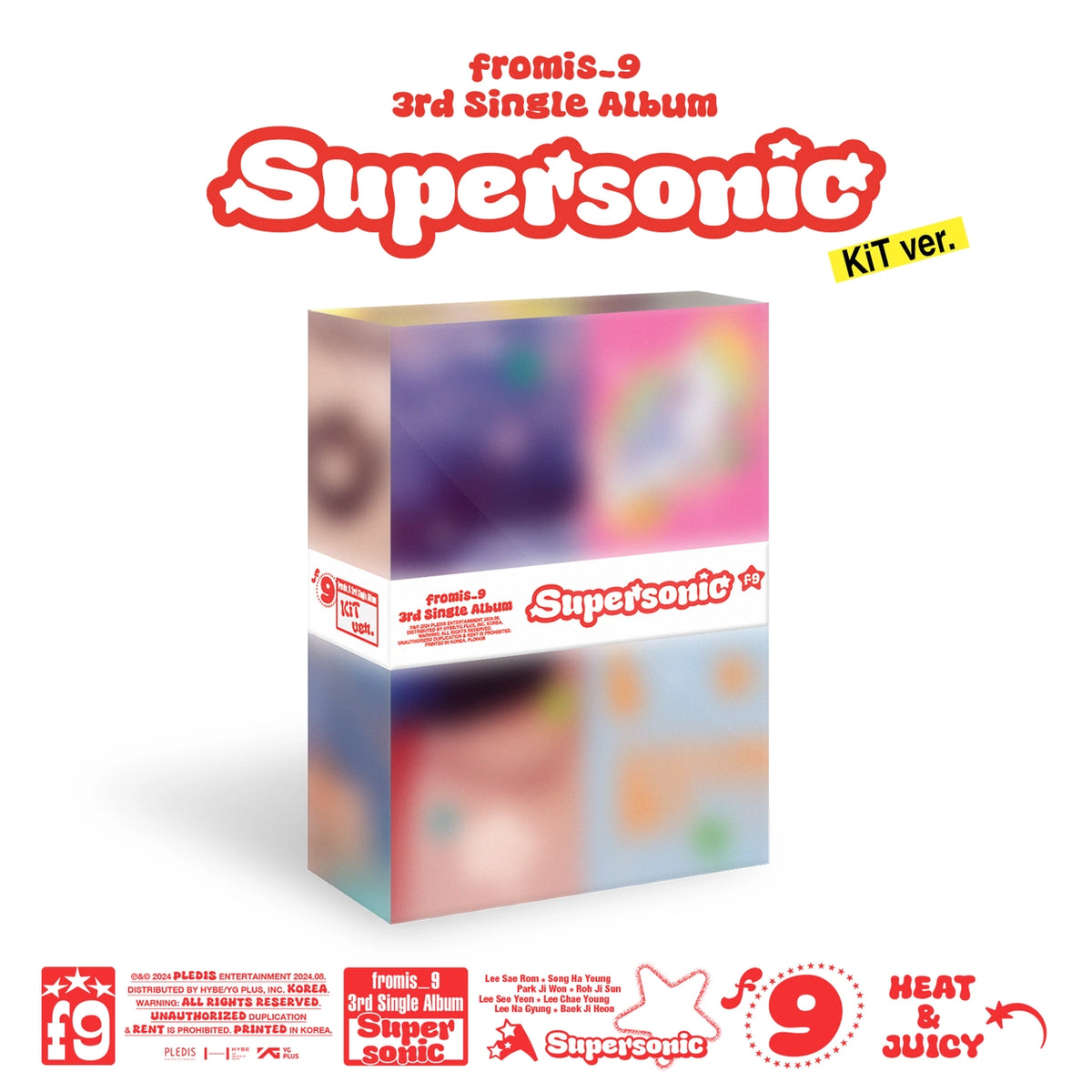 FROMIS_9 3RD SINGLE ALBUM - SUPERSONIC (KIT VERSION)