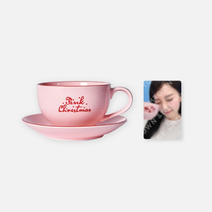 RED VELVET - 2024 PINK CHRISTMAS CUP & SAUCER SET (RANDOM VER)