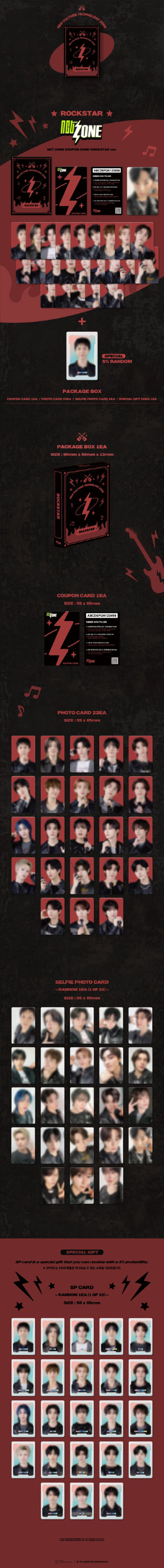 NCT ZONE COUPON CARD (ROCKSTAR VER.)