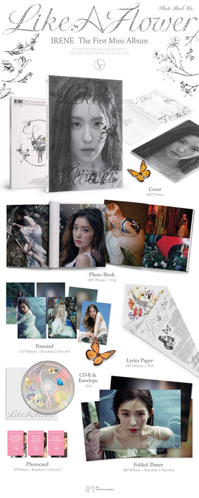 IRENE 1ST MINI ALBUM - LIKE A FLOWER (PHOTOBOOK VERSION)