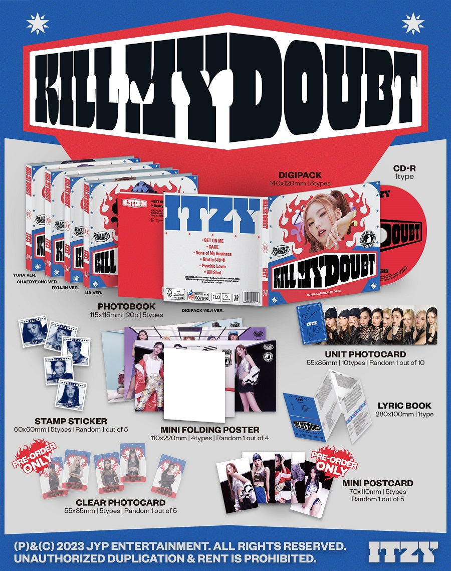 ITZY MINI ALBUM VOL. 7 - KILL MY DOUBT (DIGIPACK VERSION)