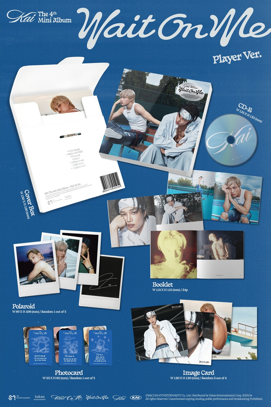 KAI 4TH MINI ALBUM - WAIT ON ME (PLAYER VER.)