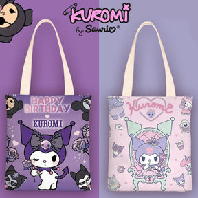 SANRIO© Kuromi Tote Bag with Zip