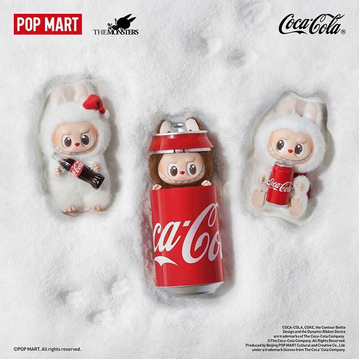 POP MART THE MONSTERS Labubu Mystery Box CocaCola