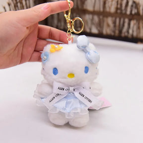 SANRIO Hello Kitty With Bow Plush Keyholder