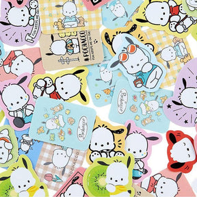 SANRIO© Character Flake Stickers with Case