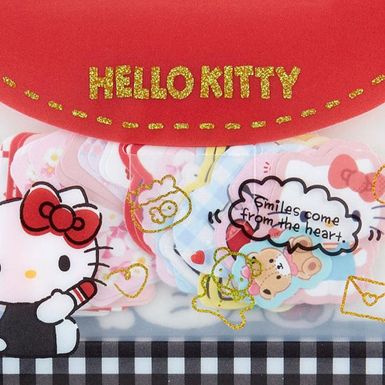 SANRIO© Character Flake Stickers with Case