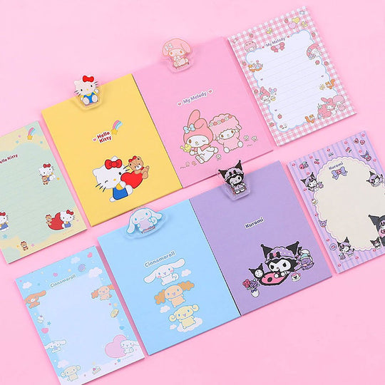 SANRIO© Characters Mini Clip Board With Memo Pad (Korea Edition)