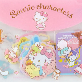 SANRIO© Character Flake Stickers with Case