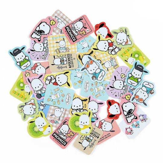 SANRIO© Character Flake Stickers with Case