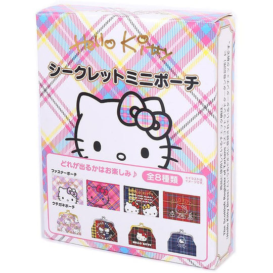 SANRIO© Hello Kitty Secret Mini Pouch :D-Tartan (Japan Limited Edition)